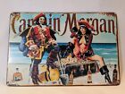 Captain Morgan Tin Metal Sign Poster Pinup Girl Spiced Rum  Bar 