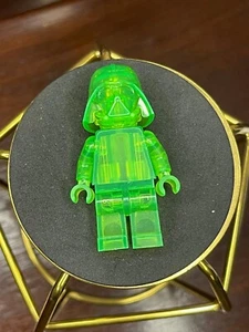 Lego Minifigure Prototype Star Wars Darth Vader Monochrome Trans Bright Green - Imagen 1 de 8