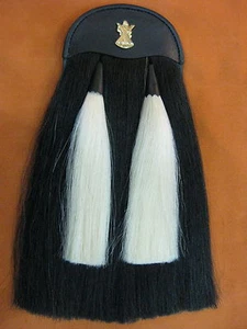 SI - ESCOCÉS SEGUNDA GUERRA MUNDIAL CAMERON HIGHLANDERS PELO DE CABALLO LARGO MILITAR SPORRAN - Imagen 1 de 4