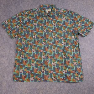 The Territory Ahead Button Up Shirt XL Multicolor Geometric Cotton Mens - Picture 1 of 7