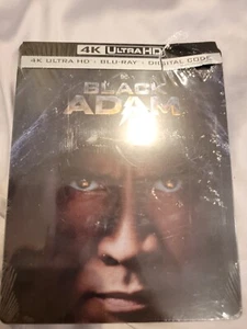 Brand New! Black Adam Steelbook 4K Ultra HD Blu-Ray + Blu-Ray + Digital Best Buy - Bild 1 von 4