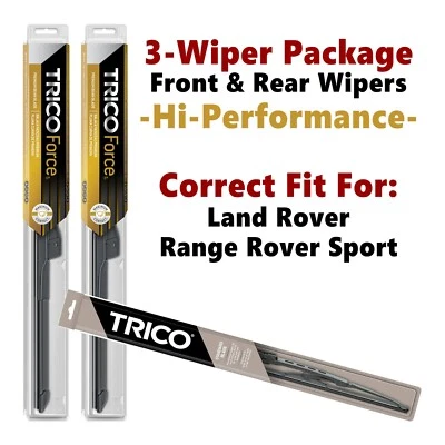 Wipers 3-pk Hi-Performance 2014-15 Land Rover Range Rover Sport 25240/200/30150 - Image 1 of 4