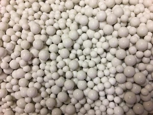 PORCELAIN 4mm & 6mm Mix Balls-Shots Polishing Jewelry-Tumbling Media 6 pounds - Picture 1 of 6
