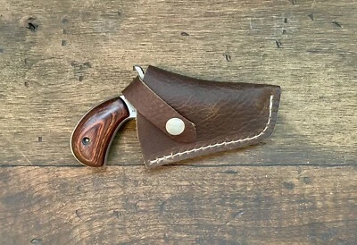 LOST RIVER LEATHER Custom Leather Holster for NAA .22 Magnum 1 1/8 and 1 5/8 inch barrels