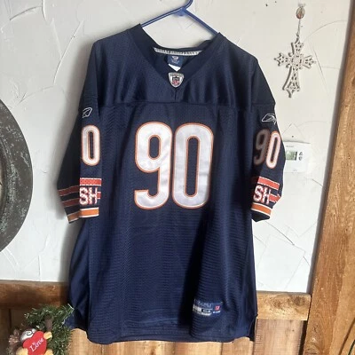 Camiseta de jugador de los Bears #90 Julius Peppers Reebok Onfield para hombre talla 54 pecho Foto 1 de 4