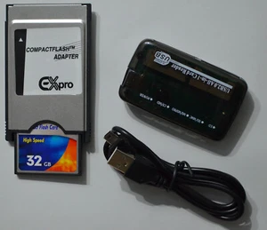Neu 32 GB Compact Flash Card Reader PCMCIA Adapter für Mercedes Comand APS - Bild 1 von 3