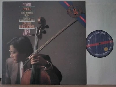 CBS MASTERWORKS IM42206 HOLLAND DVORAK, YO-YO MA, MAAZEL CELLO CONCERTO PROMO LP - Image 1 of 3