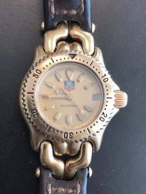 DAMAS TAG HEUER S94.408C 200M CUARZO CHAPADO EN ORO 18k Foto 1 de 4