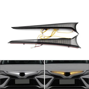 Front Grille Lamp Daytime Running Light For Toyota Camry SE XSE 2018-2024 - Picture 1 of 17