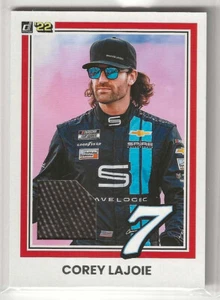 2022 Donruss Racing #R81R-CL Corey Lajoie  81 Retro Race Used Material - Picture 1 of 2
