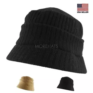 Corduroy Knit Hip-hop Sun Outdoor Fishing Beach Bucket Boonie Cap Hat Women Men - Picture 1 of 5