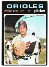 1971 Topps Baseball #170 Mike Cuellar Baltimore Orioles - EX
