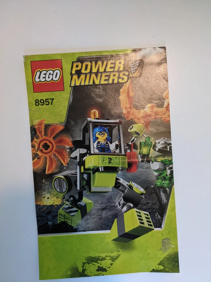 Lego 8957 Power Miners Mine Mech Instructions - Image 1 of 1