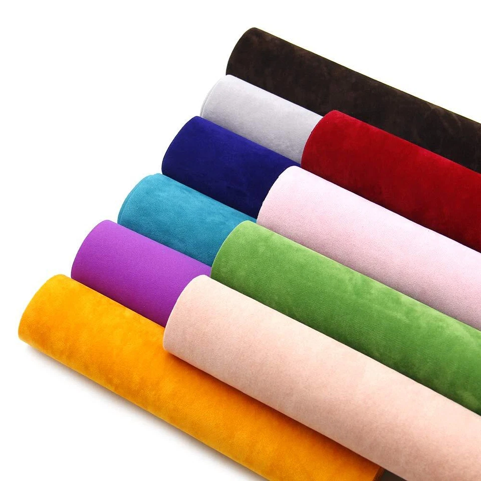 5Pcs Self Adhesive Velvet Fabric Sticky Felt Liner for Jewelry Box Drawer Liner - Image 1 of 4