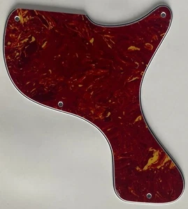 Golpeador de guitarra de DC 1958 para Gibson Les Paul Junior placa de arañazos tortuga roja - Imagen 1 de 5