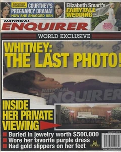 Whitney Houston Last Photo National Enquirer 3/5/2012 👍 - Picture 1 of 1