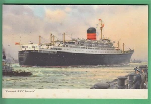🌞 RMS IVERNIA, CUNARD WHITE STAR LINE😊BUY 2 GET 1 FREE - Picture 1 of 2
