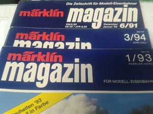 MARKLIN MAGAZINE N°3 RIVISTE 1991 1993 1994 OTTIME - Foto 1 di 10