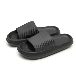 Somdot Slides Sandals for Women and Men Pillow Slippers Unisex Bathroom Slipper - Picture 1 of 6