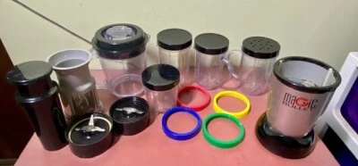 Magic Bullet Blender Food Processor MB1001  Blender Juicer Convertible Kit Works - Image 1 of 4