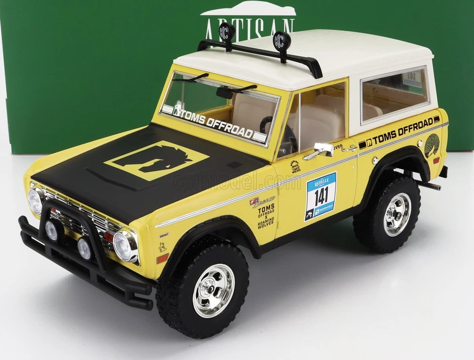 1/18 GREENLIGHT - FORD USA - BRONCO N 141 RALLY REBELLE 1969 19131 - Immagine 1 di 1