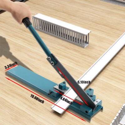 Wire Duct Cutter Din Rail Cutter Manual Plastic PVC Trunking Cutter With Ruler - Image 1 of 4