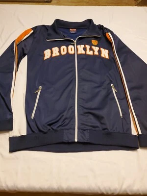 CHAQUETA BROOKLYN XPRESS ADULTO XL COLOR AZUL MARINO/BRAZOS A RAYAS Foto 1 de 4