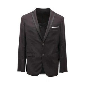 4297AU ABITO UOMO CARACCIOLO MAN WOOL SUIT BLACK - Picture 1 of 4