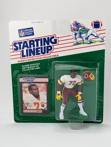 NEW 1989 DEXTER MANLEY Washington Redskins #72 Starting Lineup SLU NFL Vintage🔥 Cover