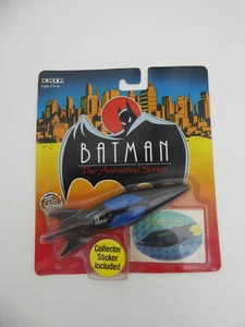 ERTL BATMAN THE ANIMATED SERIES DIE CAST METAL BATBOAT + COLLECTOR STICKER - Picture 1 of 2