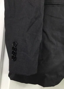 Indochino Bespoke Sport Coat Men’s 34L Gray 2-Button 100% Wool Blazer New - Picture 1 of 9