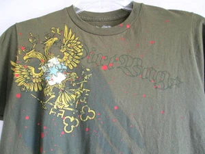 DIRT BAG...RETRO...VINTAGE...ARMY GREEN...T-SHIRT...w EAGLE...NEW w TAGS...sz M - Picture 1 of 2