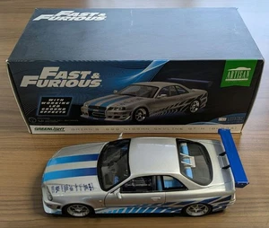 GREENLIGHT 1/18 Fast&Furious Nissan Skyline GT-R 477458 - Picture 1 of 14