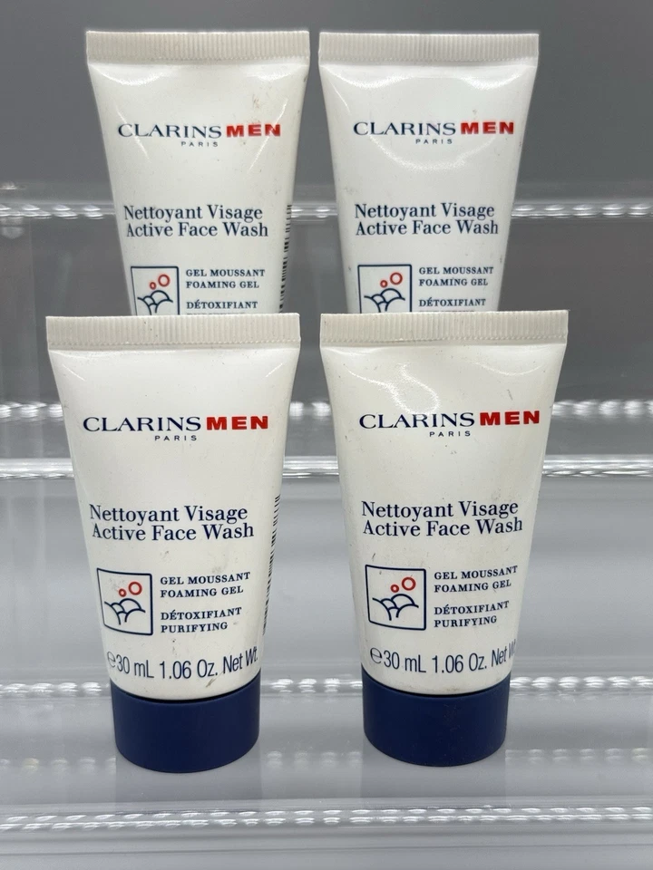 Lote de 4 - Clarins Paris Hombres - Jabón facial activo (1,06 oz) - REF# 80039356 Foto 1 de 2