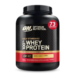 Gold Standard 100% Whey™ - French Vanilla Creme (73 Servings) - Picture 1 of 4