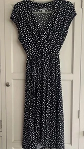 H&M Wrap Front Stretch Fabric Dress Size Medium - Picture 1 of 5