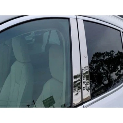 Borde de poste de pilar pulido apto para Buick Envision 2021-2022 sedán de 4 puertas [4 piezas] Foto 1 de 3