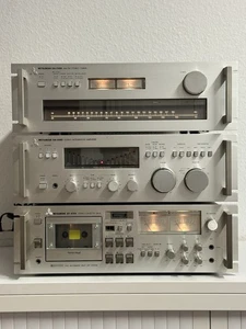 Mitsubishi DA-F680 + DA-U680 + DT-4700 HiFi Set Silber Vintage Anlage Tuner Top - Bild 1 von 9