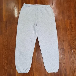 Russell Athletic Sweatpants Mens Large Gray Made USA Elastic Waist Vintage 90s - Picture 1 of 14
