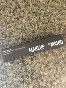 Máscara de pestañas con volumen de maquillaje de Mario Master ~ súper negra ~ nueva en caja ~ tamaño completo - Imagen 1 de 5