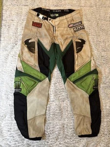 Thor MX Phase Kawasaki Motocross Pants Men 32 inch waist Green / Black / White - Bild 1 von 12