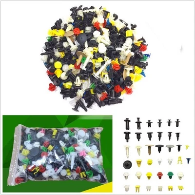 500 X Color Mixto Tamaño Puerta Coche Parachoques Remache Retenedor Empuje Motor Sujetador Clip Foto 1 de 4