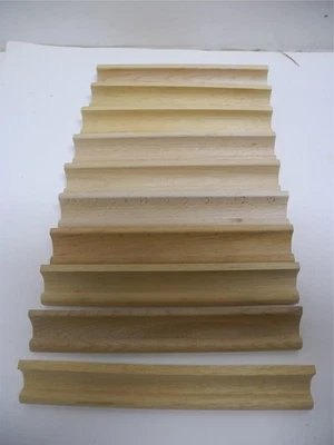 Juego de 10 Bandeja Estante Soporte Azulejos Madera Scrabble Original Vintage Estilo A Foto 1 de 4