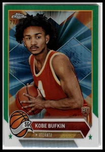 2023-24 Topps Chrome #197 Kobe Bufkin Green Refractors #/99 - Bild 1 von 2