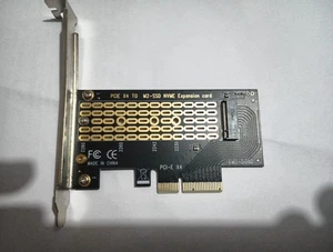 ✅ PCI to M2 Adapter!! PCI 3.0 X4 Accepts NVME SSD M.2 Only - Afbeelding 1 van 2