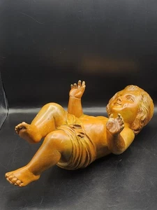 Madera Tallada a Mano Vintage Niño Jesús 17"L. *LEER* - Imagen 1 de 24