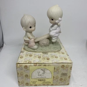 Decorazione vintage 1977 momenti preziosi "LOVE LIFTED ME" Jonathan & David - Foto 1 di 7