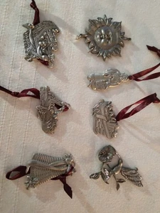 Vintage 6 WEIHNACHTSSCHMUCK LONGABERGER VERSCHIEDENE - Bild 1 von 3