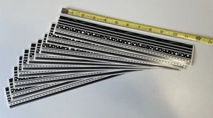 10 adesivi bordo concerto Mrs Grossmans linee modelli punti nero bianco stravagante - Foto 1 di 4
