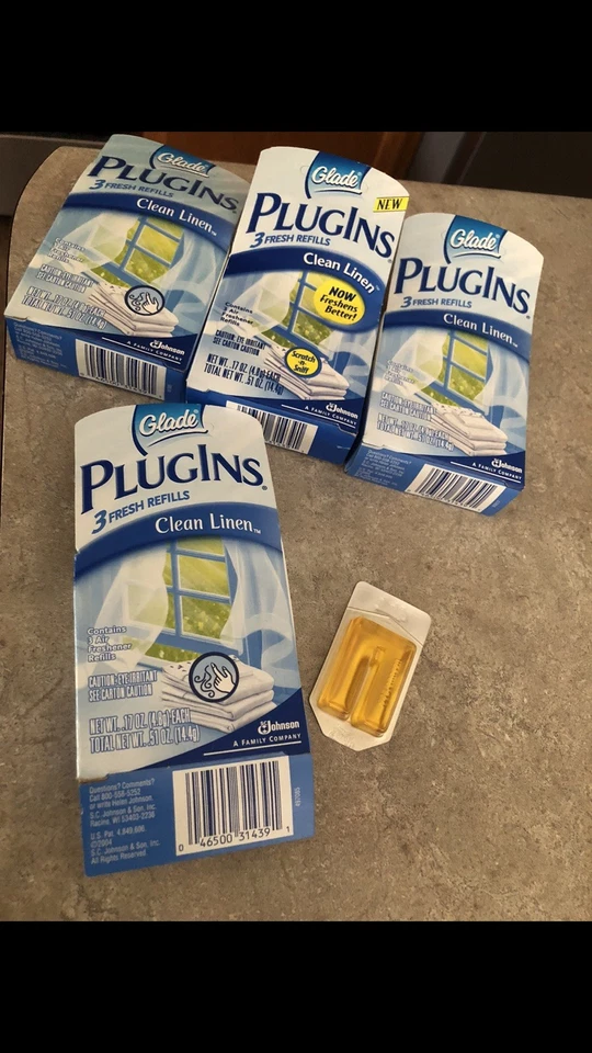 Glade Plug Ins Clean Linen Refills (10 total) NEW NIB - Image 1 of 1